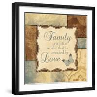 Family Is a Little World-Piper Ballantyne-Framed Art Print