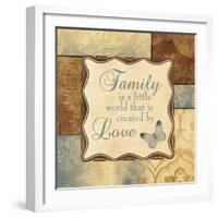 Family Is a Little World-Piper Ballantyne-Framed Art Print