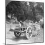 Family Journeying Through the Jungle Near Mingun, Burma, 1908-null-Mounted Photographic Print