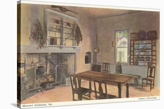 Family Kitchen, Mt. Vernon, Virginia-null-Stretched Canvas