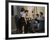 Family Listening to a Radio-William P. Gottlieb-Framed Photographic Print