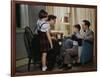 Family Listening to a Radio-William P. Gottlieb-Framed Photographic Print