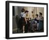 Family Listening to a Radio-William P. Gottlieb-Framed Photographic Print