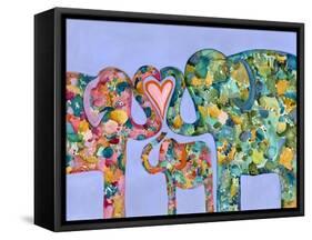 Family Love-Wyanne-Framed Stretched Canvas
