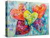 Family Love-Jeanette Vertentes-Stretched Canvas