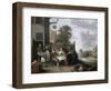 Family Meal-Jan Havicksz Steen-Framed Giclee Print