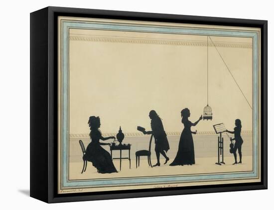Family Mozart, C. 1763-Louis Carmontelle-Framed Stretched Canvas