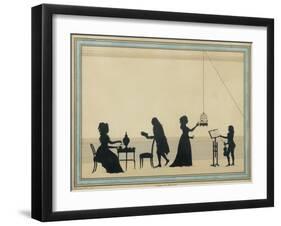 Family Mozart, C. 1763-Louis Carmontelle-Framed Giclee Print