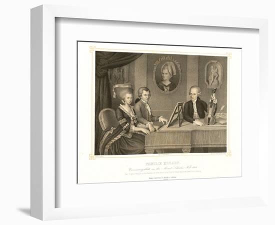 Family Mozart-Johann Nepomuk della Croce-Framed Giclee Print