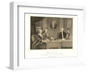 Family Mozart-Johann Nepomuk della Croce-Framed Giclee Print
