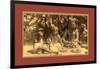 Family of a Woman Ouled Nai-Etienne & Louis Antonin Neurdein-Framed Giclee Print