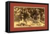 Family of a Woman Ouled Nai-Etienne & Louis Antonin Neurdein-Framed Stretched Canvas