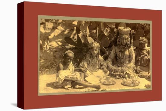 Family of a Woman Ouled Nai-Etienne & Louis Antonin Neurdein-Stretched Canvas