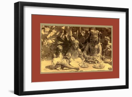 Family of a Woman Ouled Nai-Etienne & Louis Antonin Neurdein-Framed Giclee Print