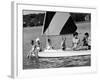 Family of Apollo 8 Astronaut William Anders on a Sailboat-Ralph Morse-Framed Premium Photographic Print