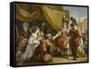 Family of Darius before Alexander, 1750 (Oil on Canvas)-Francesco Fontebasso-Framed Stretched Canvas