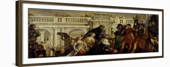 Family of Darius Before Alexander the Great (356-323 BC)-Paolo Veronese-Framed Giclee Print