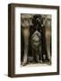 Family of Elephants at the Pinnewala Elephant Orphanage, Sri Lanka, Asia-John Woodworth-Framed Photographic Print