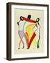 Family of Five-Ikahl Beckford-Framed Giclee Print