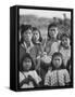 Family of Guarani Indian Women with Mother Breast Feeding an Infant-Leonard Mccombe-Framed Stretched Canvas