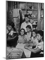 Family of Immigrants from Puerto Rico-null-Mounted Photographic Print