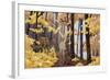 Family of Moose-Kestrel Michaud-Framed Giclee Print