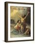 Family of Primitive Christians About to Be Devoured by Wild Beasts-Agostino Caironi-Framed Giclee Print