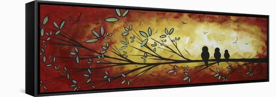 Family of Three-Megan Aroon Duncanson-Framed Stretched Canvas