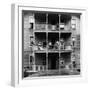 Family on Balcony of Apartment Building-Gordon Parks-Framed Photographic Print