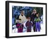 Family on the Slopes-null-Framed Photographic Print