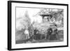 Family Outing in Central Park-null-Framed Photographic Print