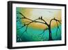 Family Perch-Megan Aroon Duncanson-Framed Premium Giclee Print