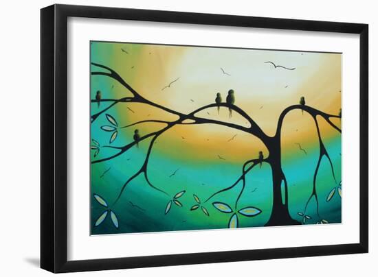 Family Perch-Megan Aroon Duncanson-Framed Art Print