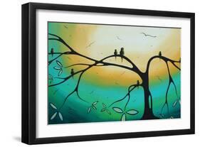 Family Perch-Megan Aroon Duncanson-Framed Art Print