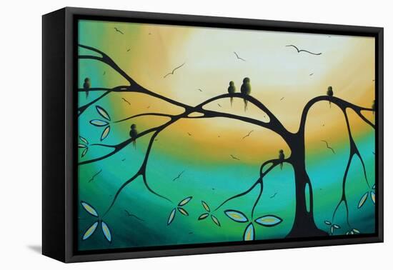 Family Perch-Megan Aroon Duncanson-Framed Stretched Canvas