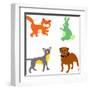 Family Pets-prawny-Framed Art Print