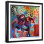 Family Picnic-Susse Volander-Framed Art Print