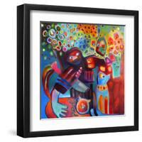 Family Picnic-Susse Volander-Framed Art Print