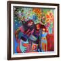 Family Picnic-Susse Volander-Framed Art Print