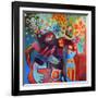 Family Picnic-Susse Volander-Framed Art Print