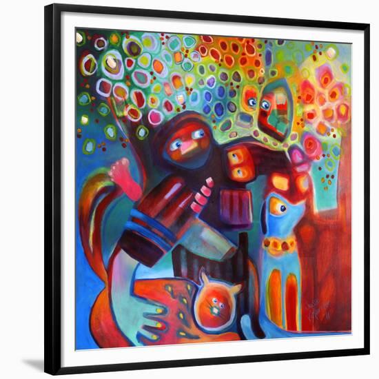 Family Picnic-Susse Volander-Framed Premium Giclee Print