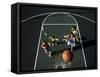Family Playing Basketball Together-Bill Bachmann-Framed Stretched Canvas
