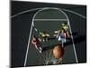Family Playing Basketball Together-Bill Bachmann-Mounted Photographic Print