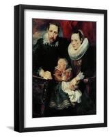 Family Portrait, Around 1621-Sir Anthony Van Dyck-Framed Giclee Print