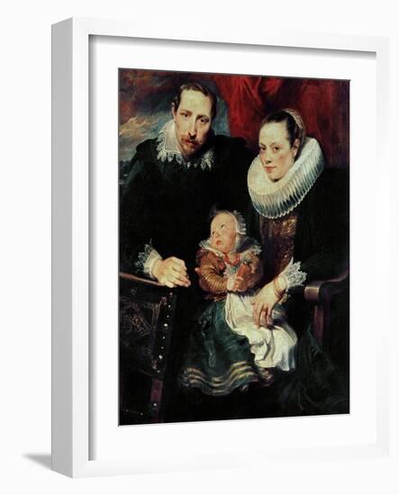 Family Portrait, Around 1621-Sir Anthony Van Dyck-Framed Giclee Print