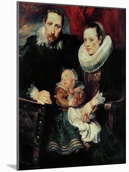 Family Portrait, Around 1621-Sir Anthony Van Dyck-Mounted Giclee Print