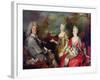 Family Portrait, C.1710-Nicolas de Largilliere-Framed Giclee Print