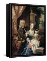 Family Portrait of Isaac Parker-Philip van Dijk-Framed Stretched Canvas