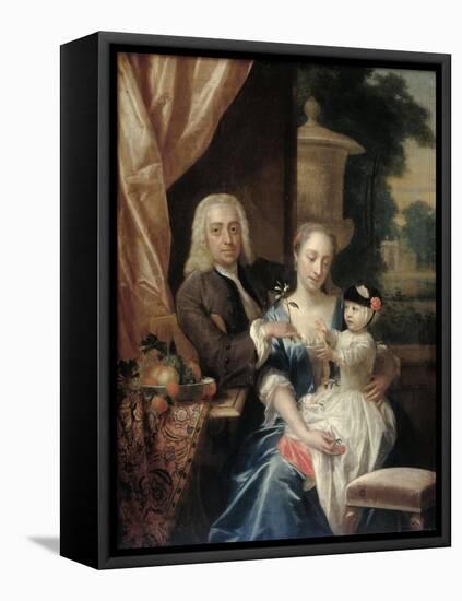 Family Portrait of Isaac Parker-Philip van Dijk-Framed Stretched Canvas