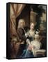 Family Portrait of Isaac Parker-Philip van Dijk-Framed Stretched Canvas